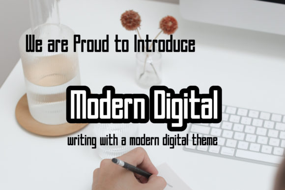 A Modern Digital: The Sharp Display Font for Real Branding Projects