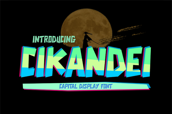Cikandei: A Bold Display Font for Editorial Identity