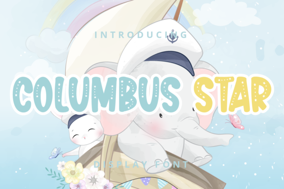 Columbus Star: A Font for Friendly Editorial Headings