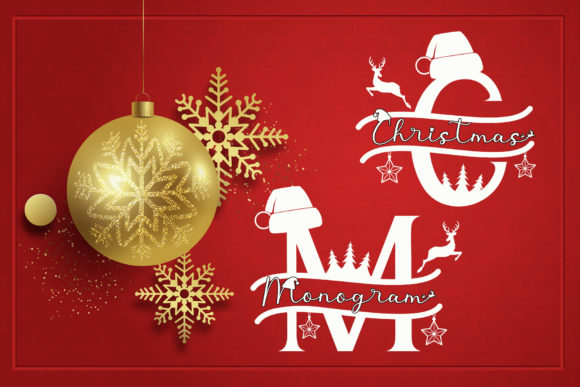 Cute Christmas Monogram: A Festive Font for Creative Hands