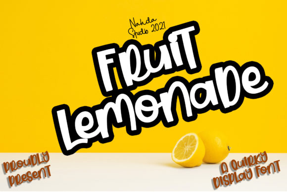 Fruit Lemonade: A Playful Display Font for Modern Campaigns
