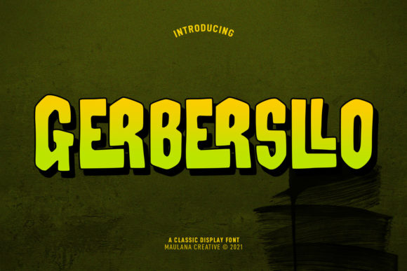 Gerbersllo: The Playful Display Font for Modern Digital Marketing
