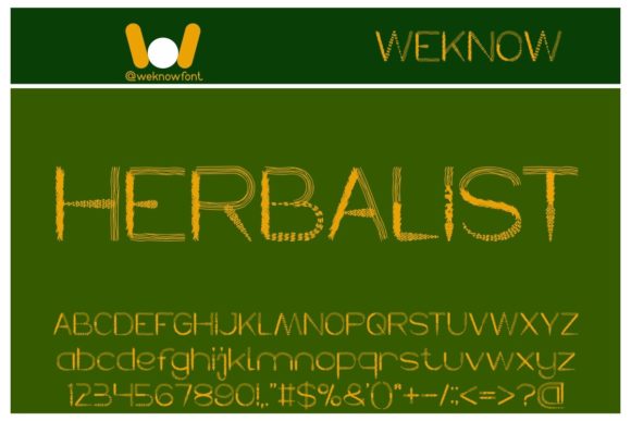 Herbalist Font: Your Tool for Consistent Brand Personality
