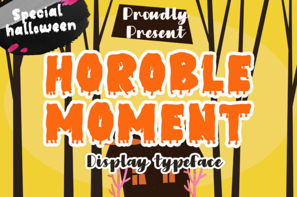 Horoble Moment: A Display Font That Captures Attention
