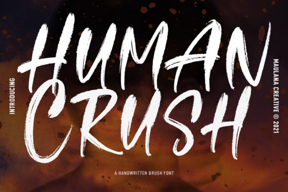 Human Crush: An Editorial-Friendly Display Font for Publishers