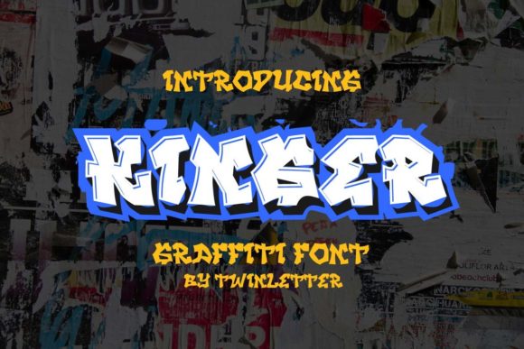 Kinger Font: A Graffiti-Style Typeface for Bold Digital Design