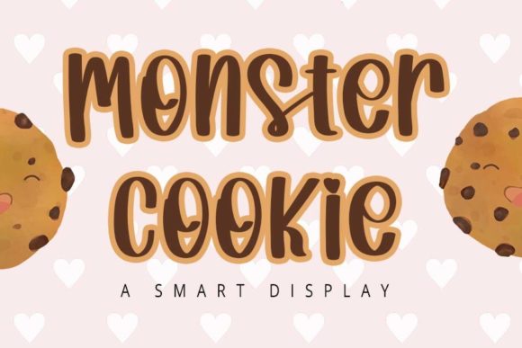 Monster Cookie Font: A Playful Display Typeface for Web Design