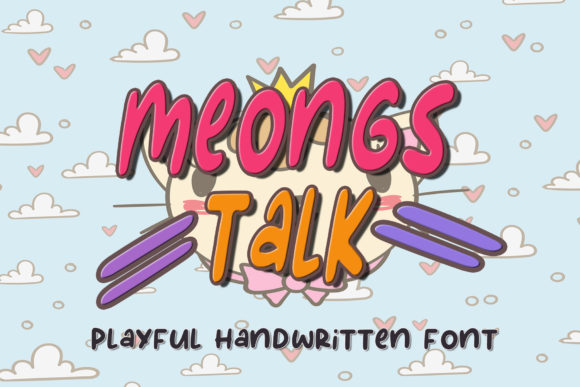 The Editorial Charm of Meongs Talk, A Fun Display Font