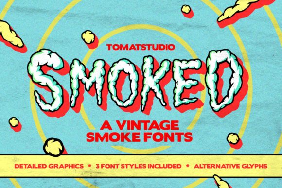 Vintage Smoked: A Font Full of Character for Creative Projects